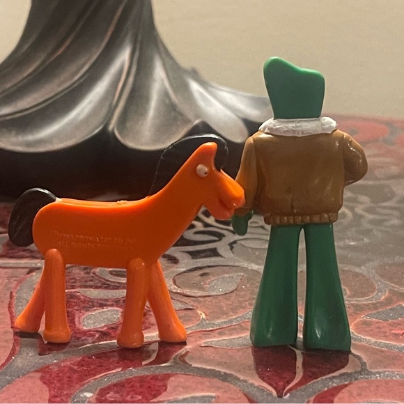 RARE Gumby and Pokey mini toy figures 3” - Picture 2 of 4